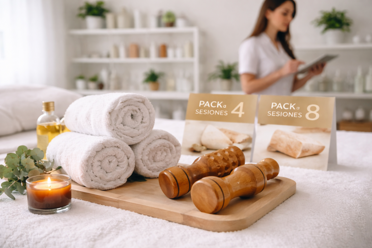 pack maderoterapia sesiones continuidad tratamiento