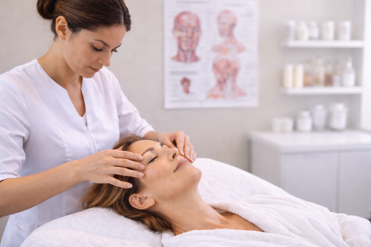 técnica exclusiva de masaje facial profesional