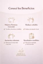 Beneficios del plan intensivo de tonificación de glúteos con Mio Up y Peptonas en Estética Funcional